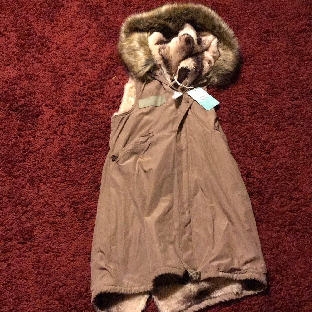 Vest trench coat